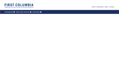Desktop Screenshot of firstcolumbia.com