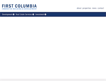 Tablet Screenshot of firstcolumbia.com